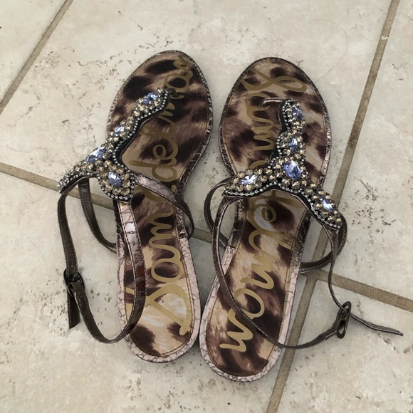 sam edelman rhinestone sandals